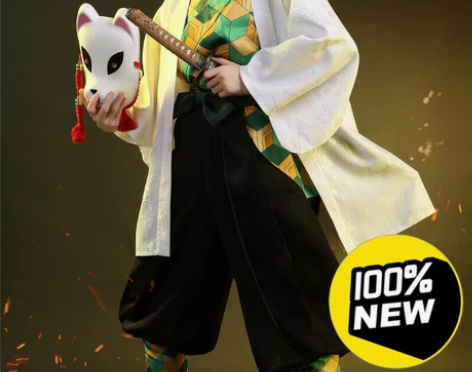 全新鬼灭之刃cos服锖兔日式和风队服动漫套...