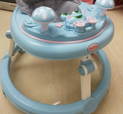 婴儿学步车防O型腿防侧翻起步车可折叠6-1...