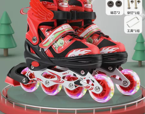 凤凰溜冰鞋儿童全套装正品专业滑冰轮滑鞋旱冰...
