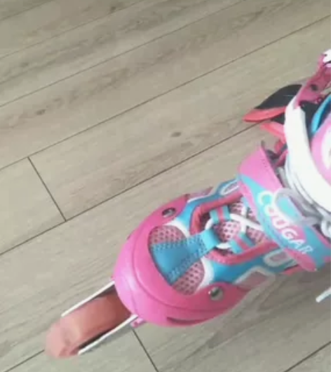 美洲狮溜冰鞋  全套装  可调8轮 全闪轮...