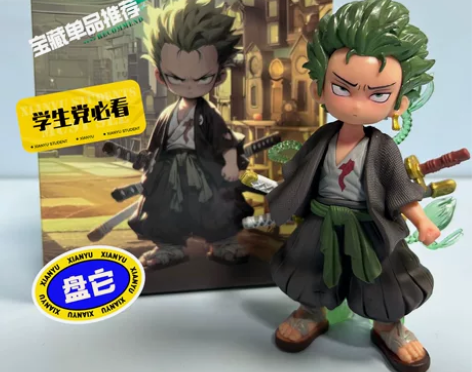 海贼王周边GK模型Q版索隆手办批发可爱桌面...