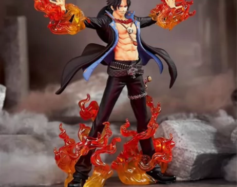 【全新包邮】海贼火拳黑衣艾斯手办 以上均为...