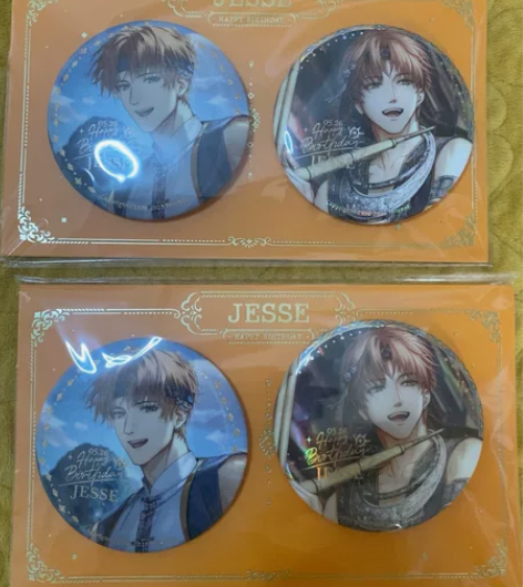 光与夜之恋夏鸣星生日周边吧唧 全新未拆，低...