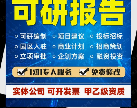 可行性研究报告项目建议书融投资策计划书方案...