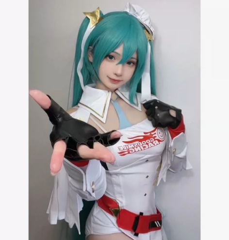 【全新现货】初音未来cos服初音赛车202...