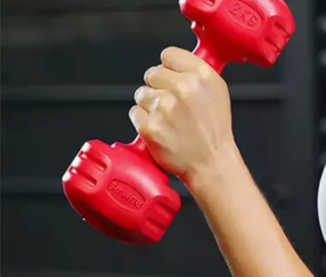 朗威哑铃女士健身家用器材儿童瑜伽女壶铃式练...