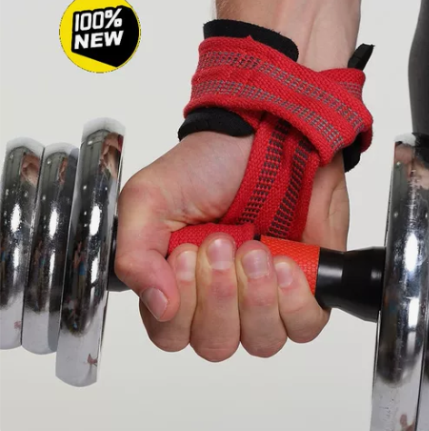 举重护腕助力带握力带健美健身拉力带单杠哑铃...