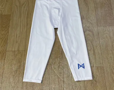 篮球弹力裤 高弹长裤男七分紧身裤美式修身运...