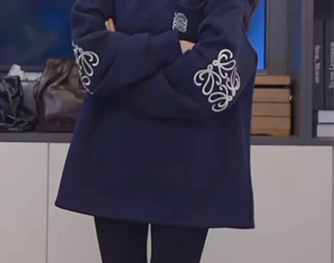 重工刺绣奥粒绒加加绒加厚卫衣女2023秋冬...