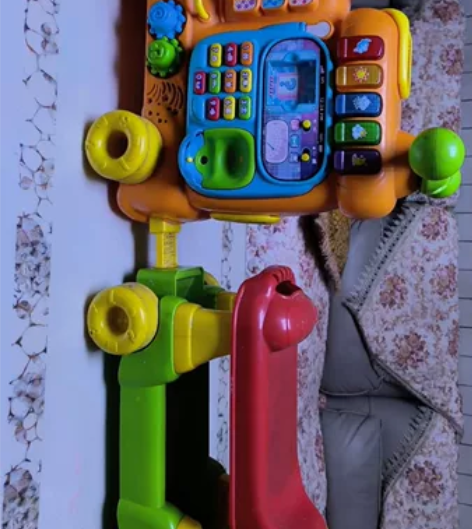 伟易达多功能益智小火车玩具车滑行车手推学步...