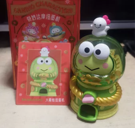 三丽鸥奇妙达摩扭蛋机系列—大眼蛙扭蛋机 盒...