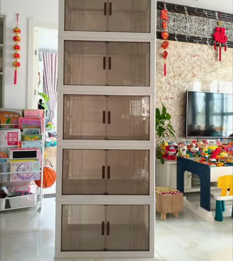 【低价处理】折叠收纳箱，加厚双开门收纳箱，...