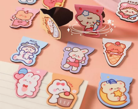 书签卡通书页夹学生可爱磁铁书签六一儿童节毕...