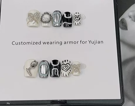 【纯欲郁金香】全新包邮 手工穿戴甲 ins...