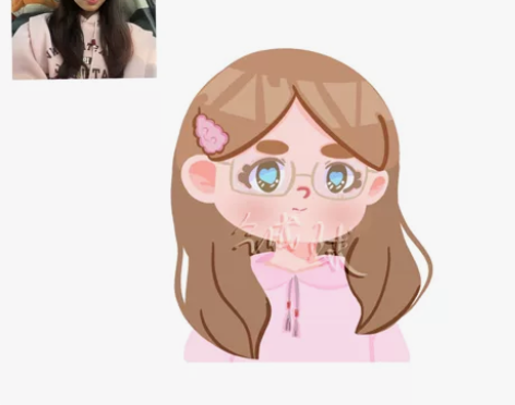 白菜价[五角星]q版头像手绘头像定制 情侣...