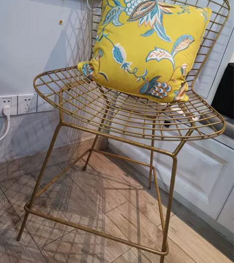 北欧宜家餐椅伊姆斯设计师椅办公靠背椅简约铁...