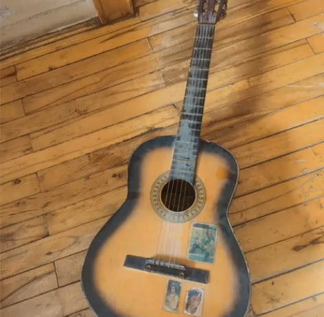 吉他  老式吉他 年代久远 可当摆件 二手...