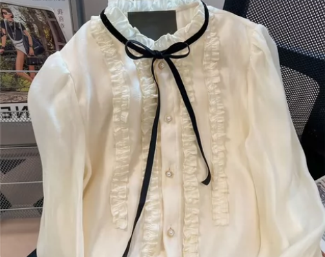 【全新 包邮】[火][火]法式 木耳边蝴蝶...