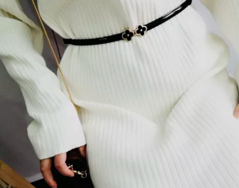 【清仓实拍】春夏小香风装饰细腰带配裙子衬衫...