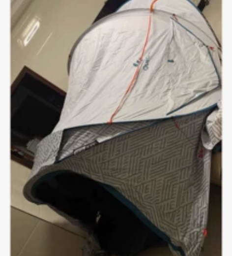 迪卡侬速开帐篷，买来原商家用过两次，隔热防...