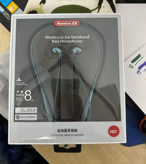 纽曼蓝牙耳机h27全新未用 试了能连接使用...