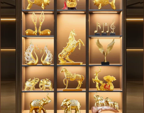 酒柜摆件 山东3人收藏 酒柜酒架家居客厅装...