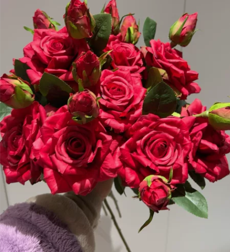 实体店不开了，高端保湿手感玫瑰花仿真花客厅...