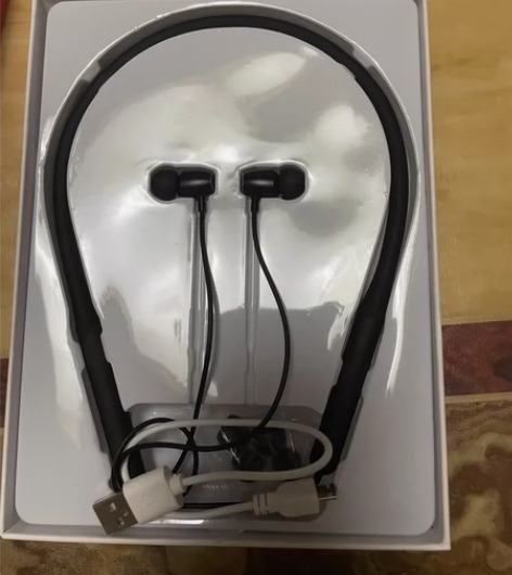 断舍离-蓝牙耳机挂脖式运动降噪跑步专用真无...