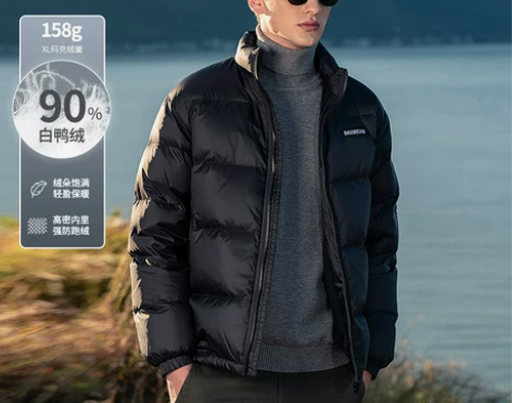 英爵伦2023新款90白鸭绒冬季男士羽绒服...