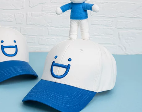 小蓝和他的朋友鸭舌帽男女成人棒球帽遮阳夏季...