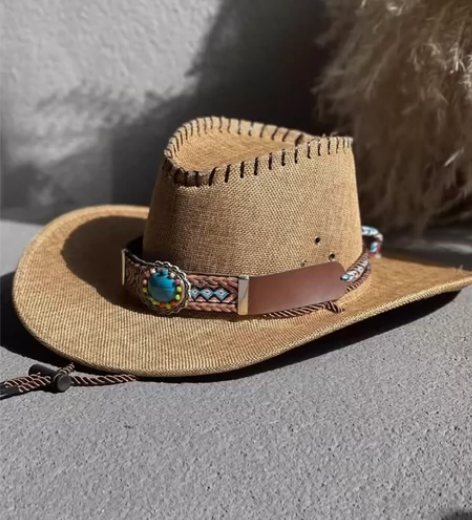 大檐民族风爵士草帽女春夏出游防晒 遮阳沙滩...