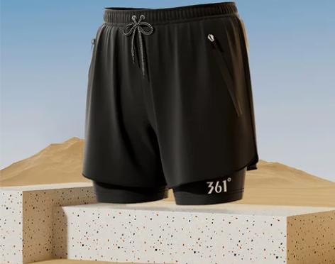 ?361游泳裤男士泳裤泳帽泳镜三件套温泉防...