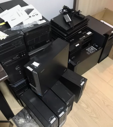 便宜出公司自用台式电脑,还有联想笔记本,配...