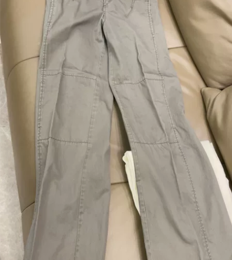 军绿休闲工装阔腿裤 裤长，97，腰围，64 xs号 半新，配...