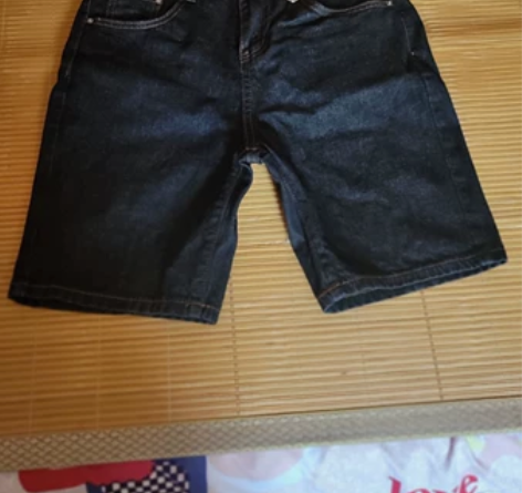 牛仔短裤男，经典版，金色走线，尺码自己看，...