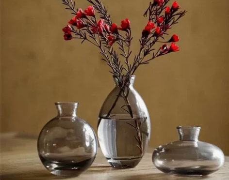 【3个只要14.9元包邮】全新高透玻璃花瓶...