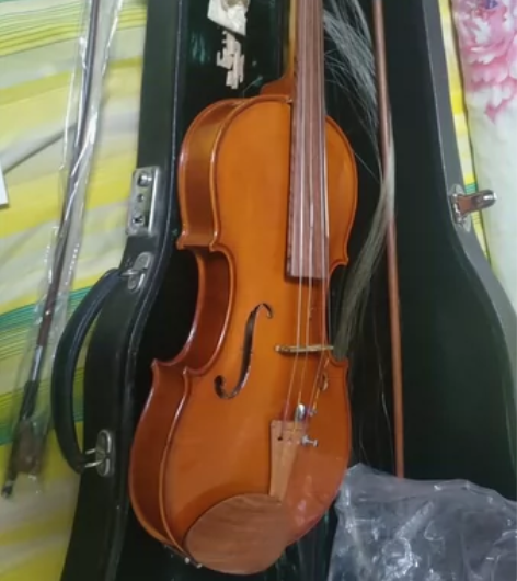 鹦鹉小提琴，具有年代感的的小提琴，除了沉淀...