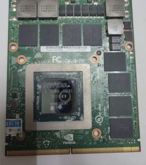 两张笔记本显卡，外观如图，好坏不知，当坏品...