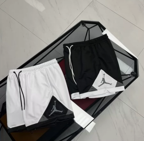 实拍JORDAN男子篮球训练运动网眼速干五...