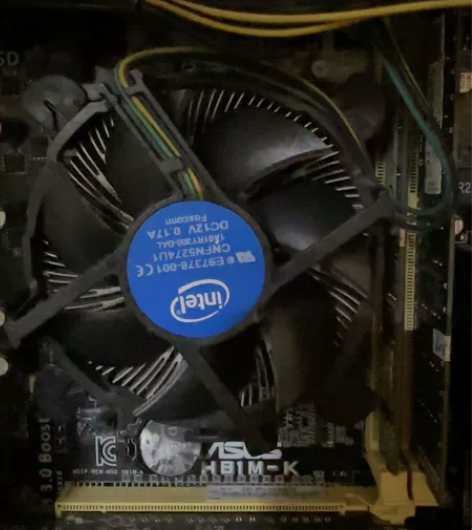 i54590 cpu 搭华硕h81m-k主...