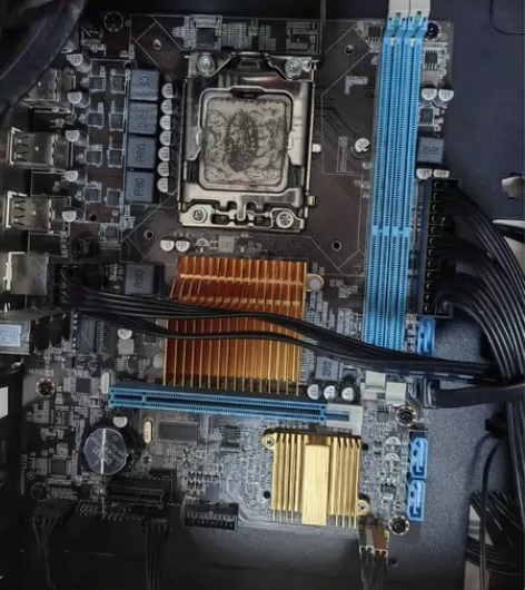 电脑X58主板至强L5640 六核CPU1...