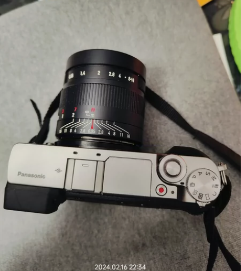 松下GX85微单机身 m43镜头七工匠50...