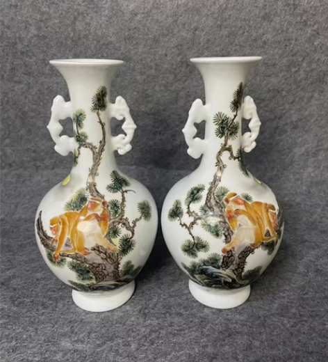 景德镇567厂货瓷器 海外回流瓷 手绘瑞猴...