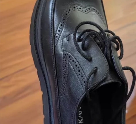 奥康布洛克系列 真皮英伦风皮鞋男 商场官方...