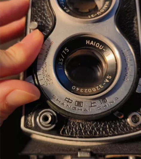 海鸥红点4B机型照相机 120双反胶片相机...