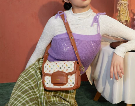 不莱玫礼盒包包女春夏2022新款小众单肩斜...