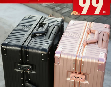 拉杆箱万向轮旅行箱行李箱女结实耐用20寸登...