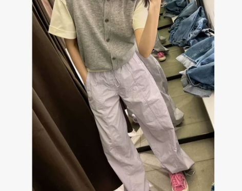 【礼遇价】通勤简约薄款裤子女2023夏季新...