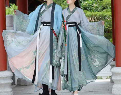 春风十里晋制汉服女原创正品女款魏晋风交领齐...