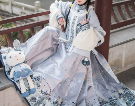 ?星冉 如梦霓裳明制汉服女袄裙马面裙国风日...